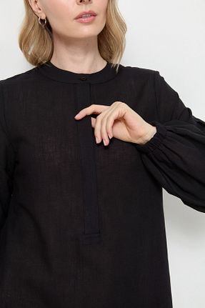 پیراهن مشکی زنانه رگولار Fatma Atasoy - کد 839406464