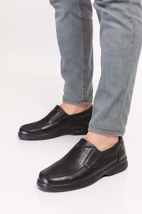 کفش کژوال مشکی مردانه چرم خالص Dia - کد 890678693