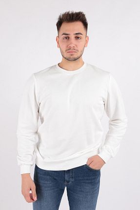 سوئیشرت نباتی مردانه ساده Cazador - کد 773005220