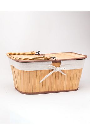 سبد قهوه ای بامبو Karçiçeği Home - کد 825919469