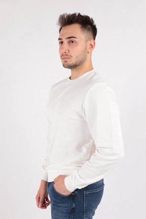 سوئیشرت نباتی مردانه ساده Cazador - کد 773005220