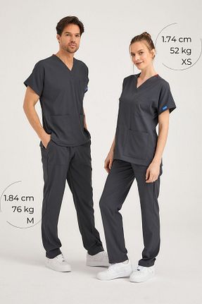 لباس کار طوسی Pozitif Üniforma - کد 882245680