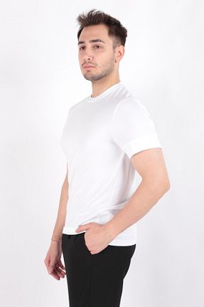 تیشرت سفید مردانه اسلیم فیت Cazador - کد 827804575