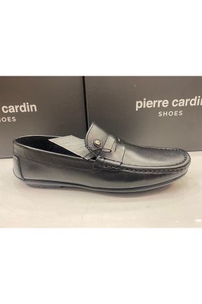 کفش کژوال مشکی مردانه چرم خالص Pierre Cardin - کد 888808187