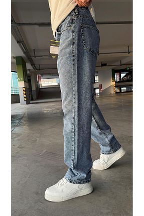 شلوار جین آبی مردانه پاچه گشاد KAİZER DENİM - کد 806269710