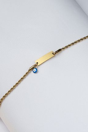 دستبند استیل (فولاد) زرد بچه گانه استیل (فولاد) Satürn Silver Kuyumculuk - کد 825485077