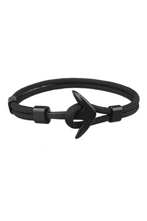 دستبند استیل (فولاد) مشکی مردانه استیل (فولاد) Chavin - کد 31109385