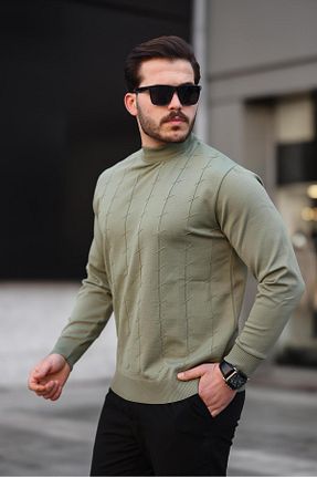 پلیور خاکی زنانه ساده Miron - کد 858158529