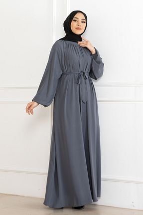 لباس حجاب طوسی زنانه رگولار KADEEM - کد 888833556
