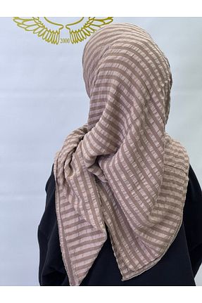روسری قهوه ای پنبه ای ALDAİR - کد 889652246
