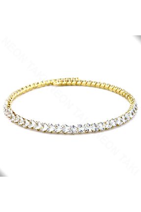 گردنبند استیل ( فولاد ) طلائی استیل ضد زنگ Neon Takı by Atalay - کد 888866103