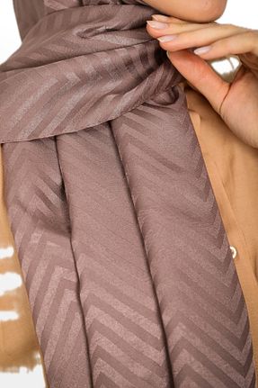 شال قهوه ای زنانه hijabchi - کد 888876969