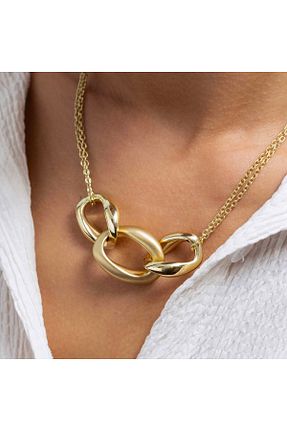 گردنبند طلا زرد زنانه 14 عیار NİSERAJEWELLERY - کد 889669584