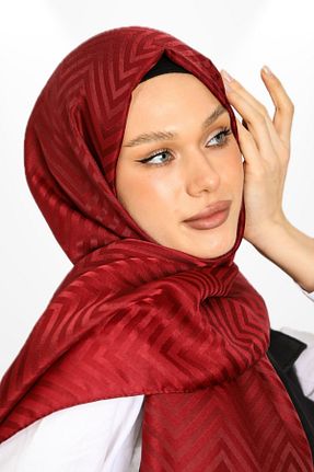 شال زرشکی زنانه hijabchi - کد 888883350