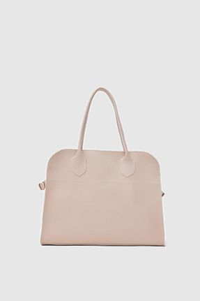 کیف دوشی بژ زنانه چرم مصنوعی Shule Bags - کد 888906478