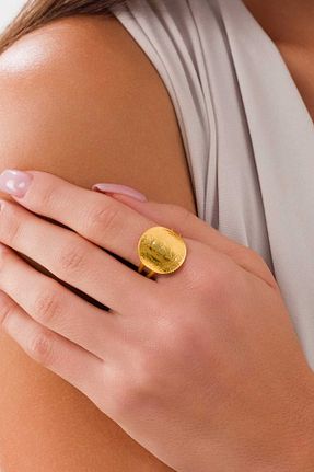 انگشتر طلا زرد زنانه 14 عیار ZEYNEPLİ GOLD - کد 888890460