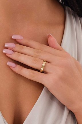 انگشتر طلا زرد زنانه 14 عیار ZEYNEPLİ GOLD - کد 888891248