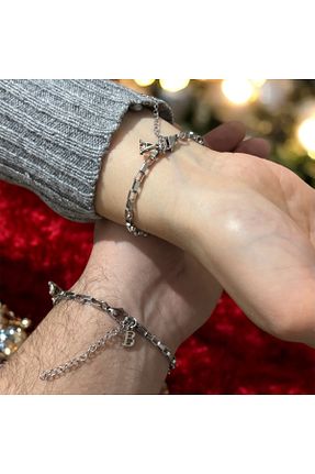 دستبند استیل (فولاد) زنانه استیل ضد زنگ derokas - کد 888888386