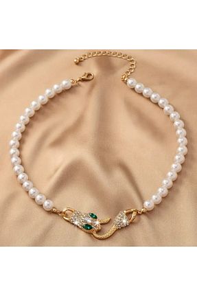 گردنبند جواهر سفید زنانه مروارید begüm jewelery - کد 889683242