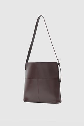 کیف دوشی سرمه ای زنانه چرم مصنوعی Shule Bags - کد 888906361