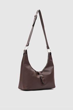 کیف دوشی سرمه ای زنانه چرم مصنوعی Shule Bags - کد 888906472