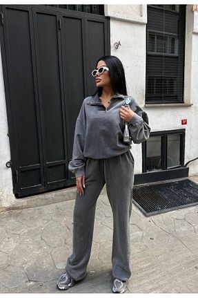 ست بالاتنه و پائین تنه مشکی زنانه بافتنی VOOLSTYLE - کد 888929358