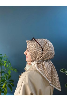 روسری طلائی پنبه پلی استر Onur - کد 888934276