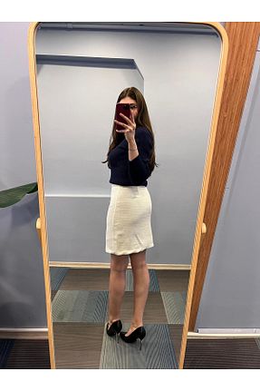 دامن رنگی زنانه بافتنی OUZ Fashion - کد 888915568