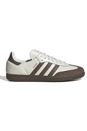 کفش اسنیکر بژ زنانه بند دار adidas - کد 888925412