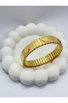دستبند استیل (فولاد) طلائی استیل (فولاد) Staınless - کد 888932503