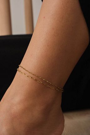 خلخال جواهر طلائی زنانه ESBAFLOR - کد 888931932