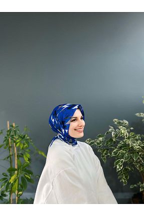 روسری سرمه ای پنبه پلی استر Onur - کد 888935768