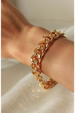 دستبند استیل (فولاد) طلائی استیل (فولاد) NKIE JEWELS - کد 888949083