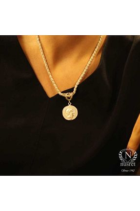 گردنبند نقره زنانه 925 عیار Nusret Takı - کد 4321055