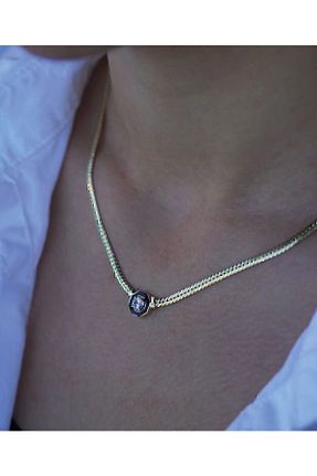 گردنبند استیل ( فولاد ) طلائی استیل (فولاد) NKIE JEWELS - کد 888946913