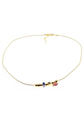 گردنبند استیل ( فولاد ) طلائی استیل (فولاد) NKIE JEWELS - کد 888946416