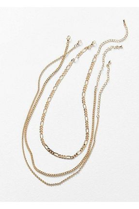 گردنبند استیل ( فولاد ) زرد استیل (فولاد) NKIE JEWELS - کد 888946811