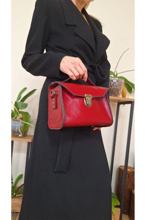 کیف دستی زرشکی زنانه سایز متوسط suuderi - کد 888935935
