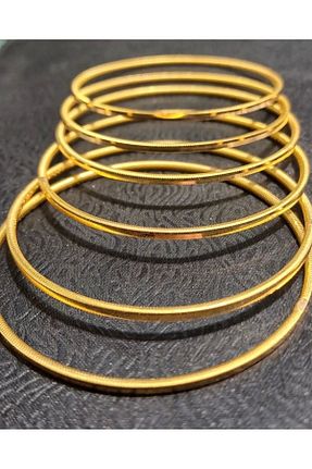 دستبند استیل (فولاد) طلائی زنانه استیل (فولاد) NKIE JEWELS - کد 889703964