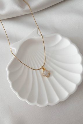 گردنبند استیل ( فولاد ) طلائی زنانه استیل (فولاد) NKIE JEWELS - کد 888945889