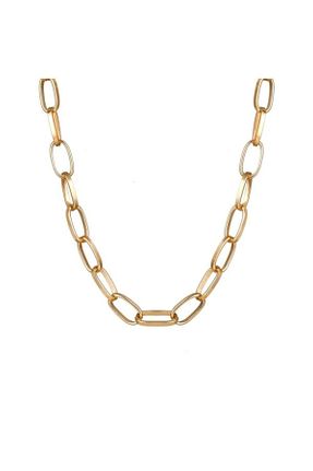 گردنبند استیل ( فولاد ) طلائی زنانه استیل (فولاد) NKIE JEWELS - کد 888946799