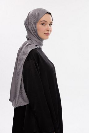 شال طوسی زنانه پنبه پلی استر MİRSOY SCARF - کد 888964533