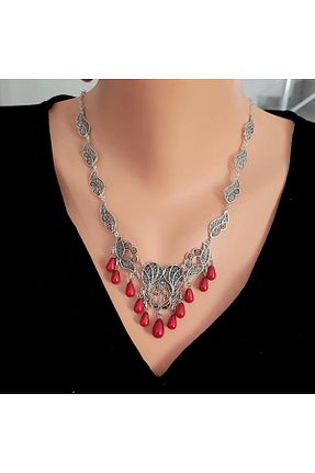 گردنبند نقره زنانه 925 عیار Nusret Takı - کد 34464702