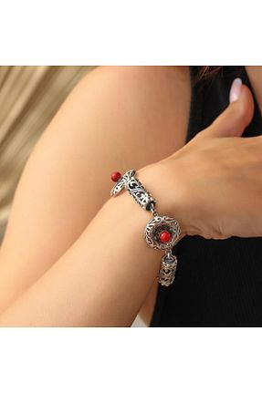 دستبند نقره زنانه 925 عیار Nusret Takı - کد 353812758