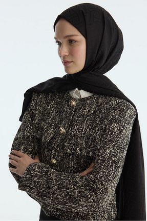 شال مشکی زنانه پنبه پلی استر MİRSOY SCARF - کد 888974544