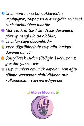 چارم بنفش Doğa Atölye Moonlit - کد 888998531