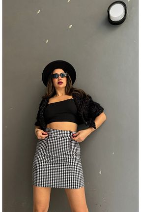 دامن سفید زنانه Kazayağı Butik - کد 888998576