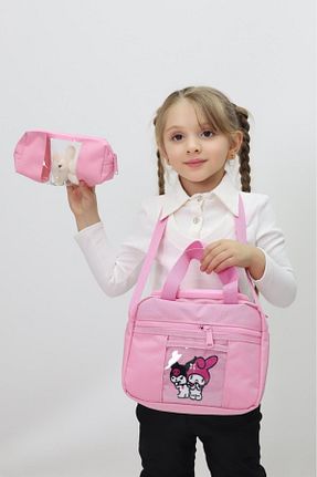 کیف مدرسه صورتی بچه گانه پارچه ای Probag - کد 925960400