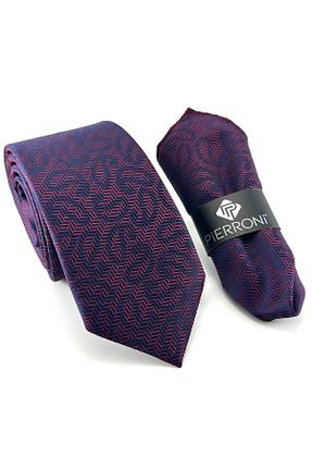 کراوات رنگی مردانه میکروفیبر PİERRONİ - کد 889011578