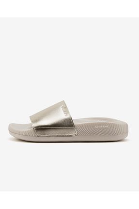دمپائی طلائی زنانه پاشنه تخت Skechers - کد 272184207